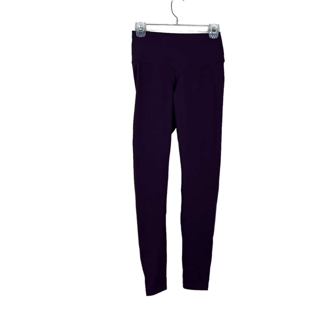 THE NORTH FACE Purple Midrise Leggings MEDIUM Ankle Fitted Sport Fitness